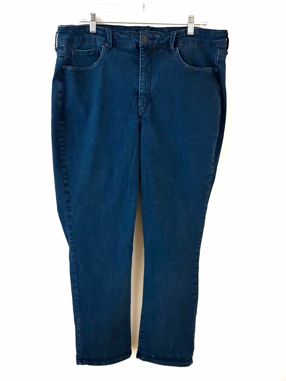 NYDJ Women’s Slim Straight Jeans in Dark Blue